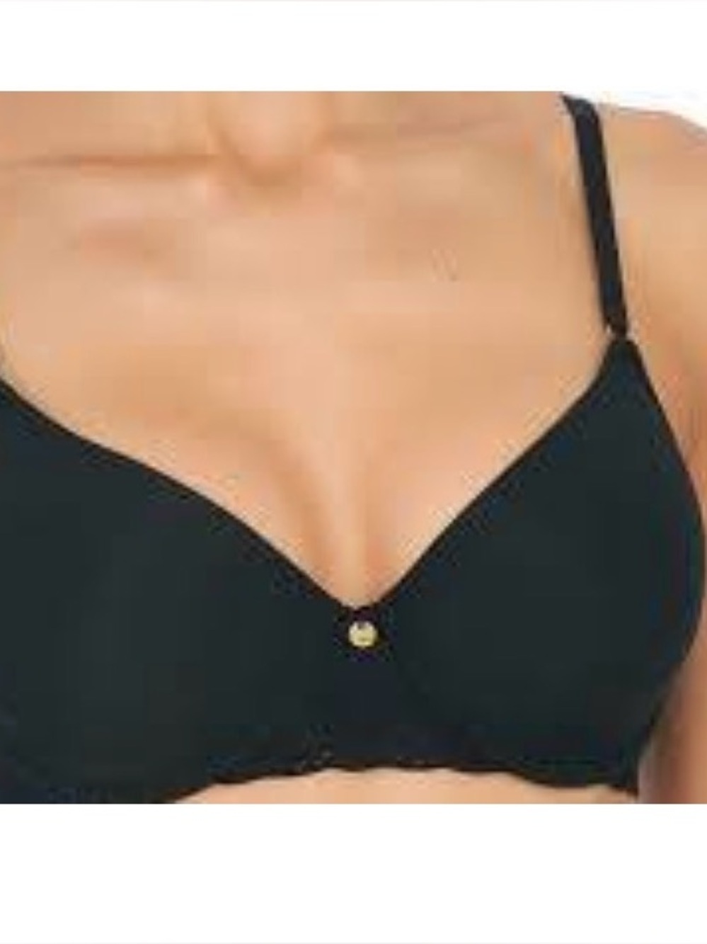 Natori Black Padded Lace Bra, 34DD